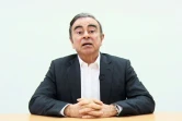 Capture d'écran diffusée le 9 avril 2019 de Carlos Ghosn s'exprimant dans une vidéo enregistrée depuis Tokyo pour clamer son innocence 