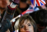 Une partisane du Brexit à Warrington (Angleterre) le 31 janvier 2020