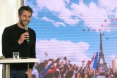 Le président du comité d'organisation Paris-2024 Tony Estanguet lors d'une conférence de presse à Saint-Denis le 10 avril 