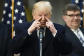 Le candidat à l'investiture républicaine pour la Maison Blanche Donald Trump, le 21 mars 2016 à Washington