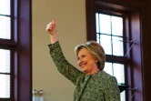 La candidate démocrate à la Maison Blanche Hillary Clinton, lors d'un meeting le 17 avril 2016 à Staten Island, à New York, aux Etats-Unis