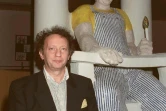 Paul Lederman à l'inauguration le 23 février 1989 d'une école Coluche à Val-de-Reuil, dans l'Eure