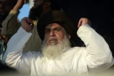 Le leader du groupe religieux pakistanais Tehreek-i-Labaik Yah Rasool Allah Pakistan (TLYRAP) Khadim Hussain Rizvi à Islamabad, le 26 novembre 2017