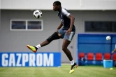 Paul Pogba à l'entraînement, le 23 juin 2018 à Istra