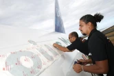 La phrase &quot;La Réunion patrimoine mondial de l'UNESCO&quot; est apposée sur les tous les Boeing 777 d'Air Austral