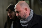 Nicolas R., un des policiers accusés de viol au 36 quai des Orfèvres, le 14 janvier 2019 lors de son arrivée au Palais de justice de Paris