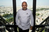 Frédéric Anton dans son restaurant à la Tour Eiffel le 15 juillet 2019