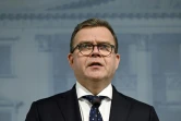 Le Premier ministre finlandais, Petteri Orpo, lors d'une conférence de presse, le 28 novembre 2023 à Helsinki