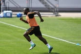 L'attaquant de la Belgique, Romelu Lukaku au cours d'une séance d'entrainement à Dedovsk, près de Moscou, le 21 juin 2018 lors du Mondial