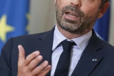 Le premier ministre Edouard Philippe en conférence depresse à l'Elysée le 5 septembre 2018