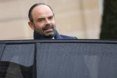 Le Premier ministre Edouard Philippe quitte le Palais de l'Elysée, le 7 mars 2018