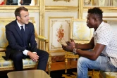 Mamoudou Gassama reçu à l'Elysée le 28 mai 2018