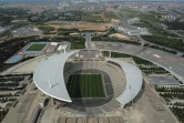 Vue aérienne du stade olympique Ataturk d'Istanbul, le 19 mai 2020 