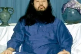 Shoko Asahara, gourou de la secte japonaise Aum, le 1er octobre 1990