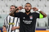 L'attaquant néerlandais de Lyon, Memphis Depay, buteur lors du 8e de finale retour de la Ligue des champions face à la Juventus, à Turin, le 7 août 2020