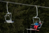 Des skieurs à la station de ski de Semmering, le 24 décembre 2020 en Autriche