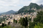 Vue de Taormina depuis le théâtre grec antique 15 février 2017