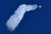 Décollage d'une fusée Soyouz le 28 avril 2016 depuis le nouveau cosmodrome Vostotchny près d'Uglegorsk en Russie