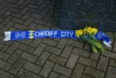 Une écharpe de Cardiff et des jonquilles déposées devant le stade du club, qu'Emiliano Sala devait rejoindre, le 22 janvier 2019