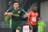 L'attaquant colombien de Monaco Radamel Falcao auteur du doublé sur le terrain de Rennes, le 1er mai 2019