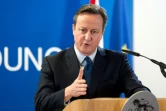 Le Premier ministre britannique David Cameron à Bruxelles le 17 décembre 2015