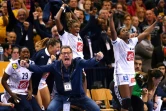 Le sélectionneur des Bleues, Olivier Krumbholz, lors de leur victoire en finale du Championnat du monde de handball, à Hambourg, le 17 décembre 2017