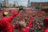 Le président Nicolas Maduro s'adresse à ses partisans le 2 février 2019 à Caracas