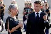 Emmanuel Macron et Elisabeth Borne à Paris, le 14 juillet 2023