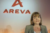 Anne Lauvergeon, ancienne patronne d'Areva, lors d'une conférence de presse à Paris le 3 mars 2011