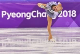 La jeune Russe Alina Zagitova, 15 ans, lors de son programme court aux JO de Pyeongchang, le 21 février 2018