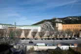 Vue sur la prison marseillaise les Baumettes, le 14 février 2017