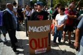 Manifestation à Marseille  "contre le coup de force de Macron" après la nomination de Michel Barnier à Matignon, le 7 septembre 2024