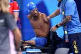 Le nageur brésilien Gabriel Geraldo lors du 100 m dos de para-natation S2, le 29 août 2024 à La Défense Arena