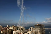 Des roquettes tirées par le Hamas palestinien depuis la bande de Gaza vers Israël, le 7 octobre 2023