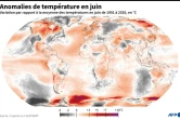 Anomalies de température en juin