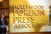 Jorge Camara, président de l'Association de la presse étrangère d'Hollywood qui organise des Golden Globes, lors de l'annonce du palmarès en 2008 après l'annulation de la soirée de gala 