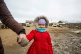 Amina, 5 ans, jeune victime de la pollution de l'air à Oulan-Bator, réfugiée à 135 km de la capitale, le 23 février 2019