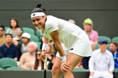 Ons Jabeur sans souci contre la Suédoise Mirjam Bjorklund à Wimbledon, le 27 juin 2022 