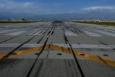 La piste d'atterrissage de la base aérienne de Bagram, au nord de Kaboul, le 5 juillet 2021