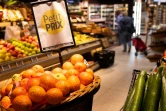 Le rayon fruits et légumes d'un supermarché d'Issy-les-Moulineaux, dans les Hauts-de-Seine, le 16 mai 2024