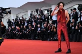 L'acteur franco-américain Timothee Chalamat à la Mostra de Venise pour la présentation du film "Bones and All", le 2 septembre 2022