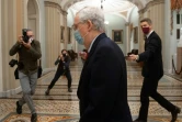 Le chef de la majorité républicaine au Sénat Mitch McConnell, dans les couloirs du Capitole à Washington DC, le 18 décembre 2020