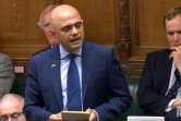 Le ministre britannique sortant de la Santé Sajid Javid devant la Chambre des communes à Londres, le 6 juillet 2022