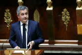Le ministre de l'Intérieur Gérald Darmanin prononce un discours sur la révision constitutionnelle, le 13 mai 2024 à Paris