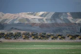 La mine de charbon de Tavan Tolgoi en Mongolie, dans le désert du Gobi