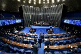 La chambre du Sénat à Brasilia où se déroule le procès en destitution de Mme Rousseff, le 25 août 2016