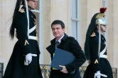 Le Premier ministre Manuel Valls à son arrivée le 15 février 2016 à l'Elysée à Paris