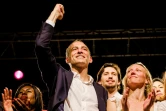 Raphaël Glucksmann, tête de liste du Parti socialiste/Place publique aux européennes, lors d'un meeting de campagne, le 1er juin 2024 à Marseille
