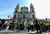 Rassemblement de "gilets jaunes" devant la cathédrale Notre-Dame de Nancy, samedi 14 septembre 2019