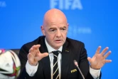 Le président de la FIFA Gianni Infantino, lors d'une réunion du Conseil, le 20 octobre 2021 au siège de l'organisation à Lausanne